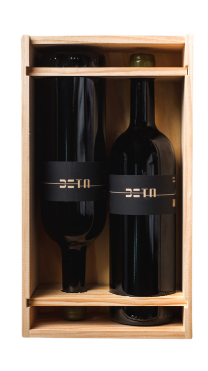 BETA WINES Caixa madeira (2 garrafas)